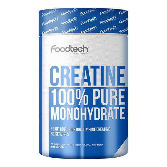 Creatine 100% Pure Monohydrated 60 Svs -foodtech