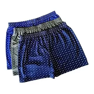 Kit C/10 Cueca Samba Canção Plus Size Masculino Cetim