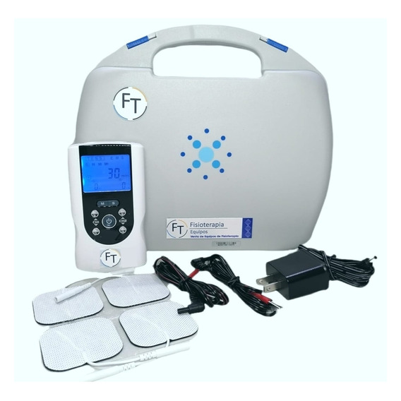 Electro Estimulador Portátil Con Tens Ems  Con 4 Electrodos 