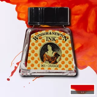 Tinta Para Desenho 14ml Winsor & Newton Escolha As Cor Cor Orange