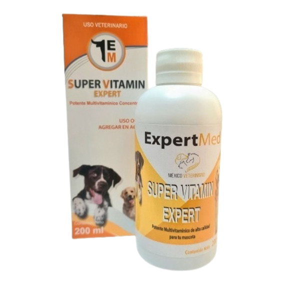 Vitaminas Para Perros, Super Vitamin Muy Concentrado 200ml