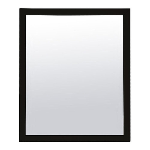 Espejo De Pared Placard Decorativo Con Marco Simil Madera Color del marco Negro