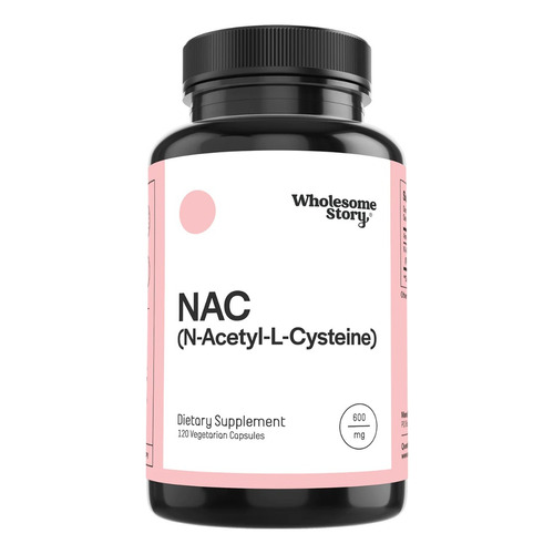 Wholesome Story Nac N-acetyl L-cysteine 600 Mg 120 Caps Sabor Sin Sabor