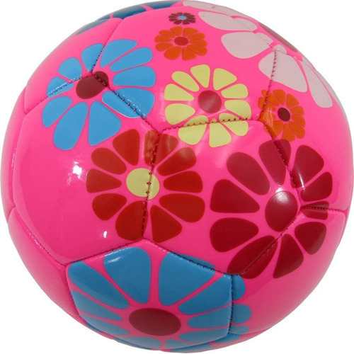 Pelota De Futbol Vizari Blossom, Rosa / Azul, 3 Color Pink/Blue