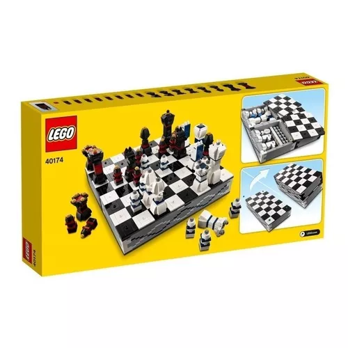 Brinquedo de Montar LEGO Xadrez e Dama 1450 Peças 40174