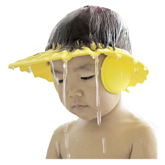 Gorro Sombrero Ducha Bebe Baño Visera Proteccion Ojos