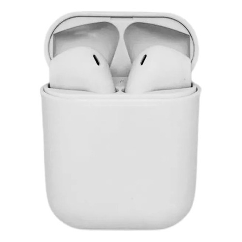 Auriculares Bluetooth Inpods 12 modelo simple, V5.3, color: blanco, color claro, verde