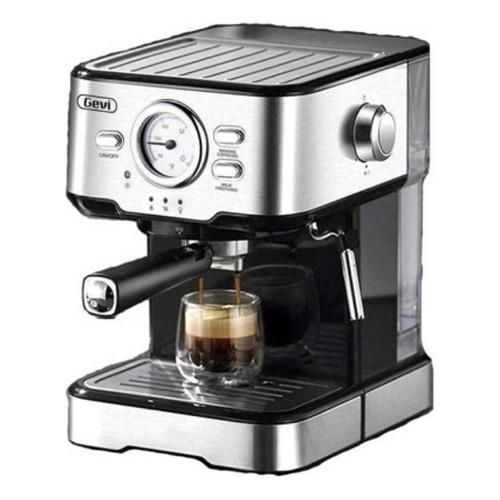 Cafetera Gevi GECME403-U semi automática negra de filtro 120V