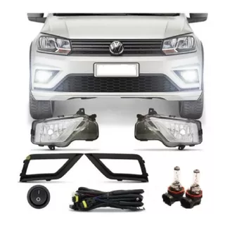 Kit Faro Auxiliar Saveiro 2016 + Gol Trend G8 2019 2020 2021