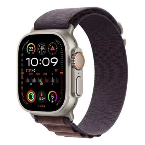 Apple Watch Ultra 2 GPS + Celular • Caja de titanio de 49 mm • Correa Alpine índigo - Mediana