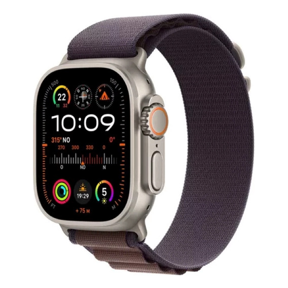Apple Watch Ultra 2 GPS + Celular • Caja de titanio de 49 mm • Correa Alpine índigo - Chica