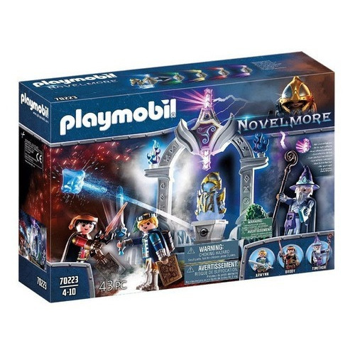 Figura Armable Playmobil Novelmore Templo Del Tiempo 43 Pc