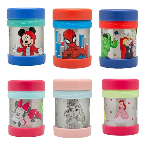 Termo Comida Para Niños Disney Marvel Color Variados