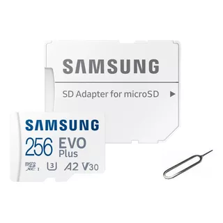 Samsung Micro Sd 256 Gb Evoplus Uhs-i U3 100 Mb/s 4k
