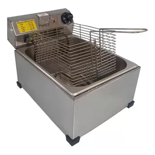 Fritadeira Elétrica Industrial A Óleo 3lts Com Inmetro 220v