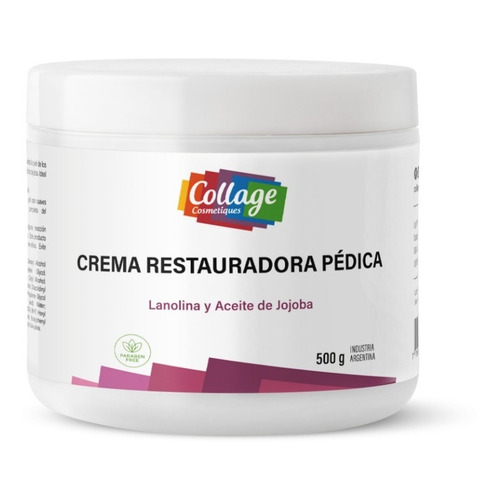 Crema Restauradora Pedica 500 Gr Collage Lefemme