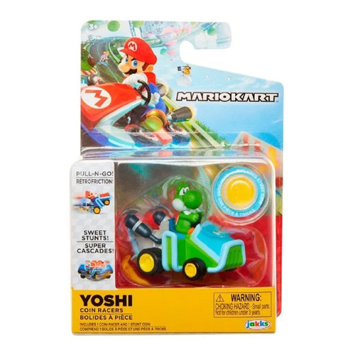 Mario Kart Vehiculo Modelo Yoshi Coin Racer