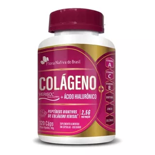  Ácido Hialurônico + Biotina + Colágeno Verisol 120 Cápsulas