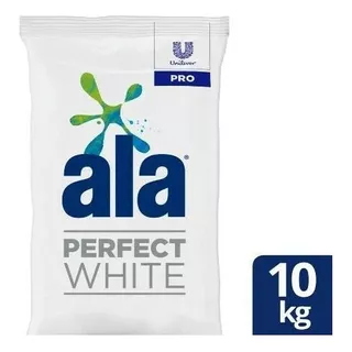 Jabon En Polvo Ala Perfect White 10 kg Pack X 2 Unidades
