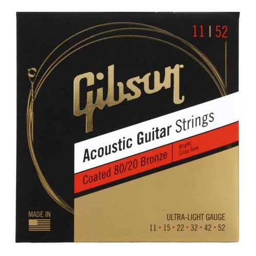 Encordado Guitarra Acústica Gibson Cbrw11 011-052
