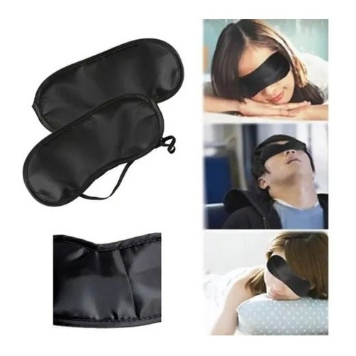 Mascara Protector Ojos Antifaz Negro Para Dormir/smartbusine Tipo de piel Mixta