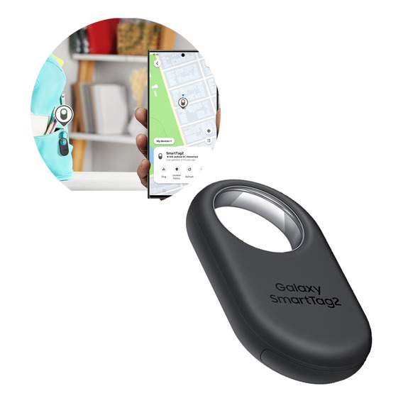 Galaxy Smarttag2 Localizador Bluetooth Para Objetos Valiosos Color Negro