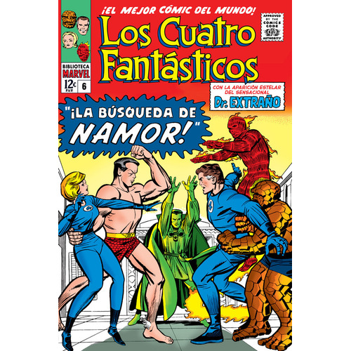 Bibm19 4 Fantasticos 6 1964, De Lee, Stan. Editorial Panini Comics, Tapa Blanda En Español, 2023
