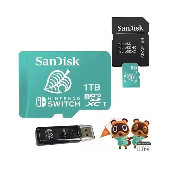 Memoria Micro Sd De 1 Tb Para Nintendo Switch 4k De 1 Tb