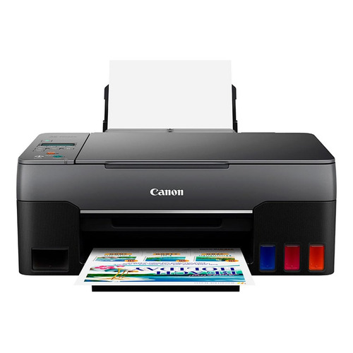 Impresora a color multifunción Canon Pixma G3160 con wifi negra 110V/220V