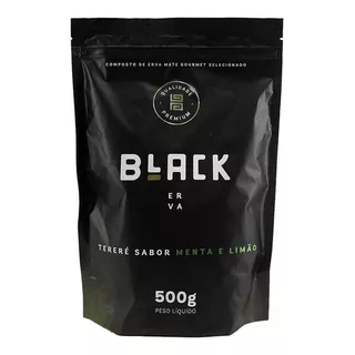 Erva Mate Terere Black Erva 500g - Menta E Limão