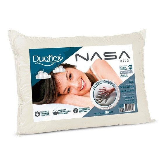 Almohada Viscoelastica Duoflex Nasa 100% Memory Foam