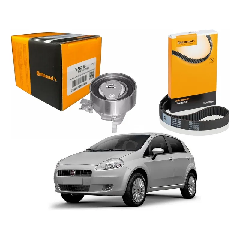 Kit Correia Dentada Tensor Punto 1.8 8v 2007 A 2010