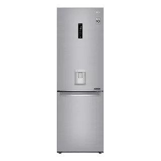 Heladera Inverter No Frost LG Bottom Freezer Gb37spp Platinum Silver Con Freezer 336l 127v