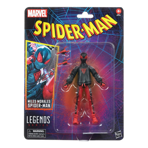 Muñeca Hasbro de la serie Spider-Man Marvel Legends de Miles Morales