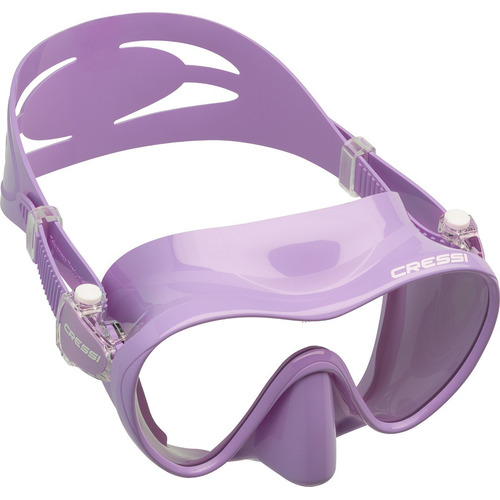 Visor Cressi F1 Frameless Buceo Snorkeling Apnea !! Color Lila