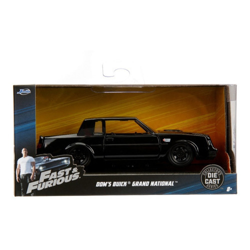 Rápidos Y Furiosos: Buick Grand  1987 Escala 1:32 Jada Color Negro