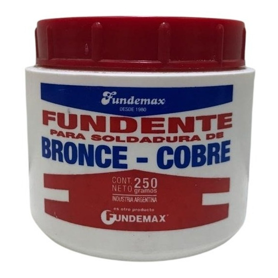 Fundente Para Soldadura Varilla Bronce-cobre 250gr Fundemax