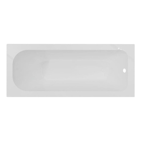 Bañera Empotrada Moderna Acrilico Blanco 170 Cm Importada