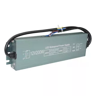 Fuente Poder 12v 200w 16.7a Transformador Exterior Ip67