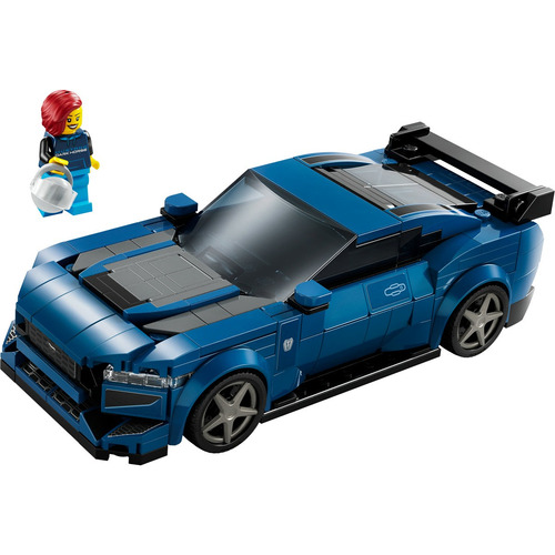 Legospeed Champions Auto Deportivo Ford Mustang Dark Horse