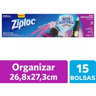 Bolsa Organizar Reutilizable Grandes Cierre Deslizable S/bpa