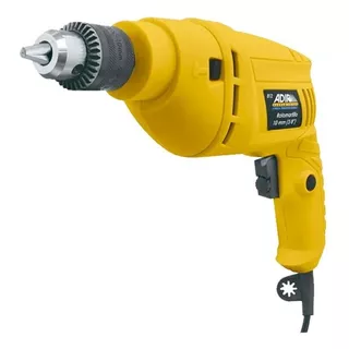 Taladro Rotomartillo Profesional 10mm 3/8 450w Adir 812 Color Amarillo