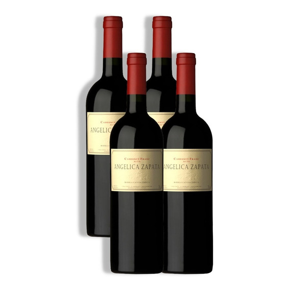 Vino Angélica Zapata Cabernet Franc Caja X4u 750ml Mendoza