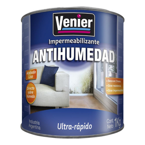 Pintura Impermeabilizante Antihumedad 1 Kg Venier - Maestro