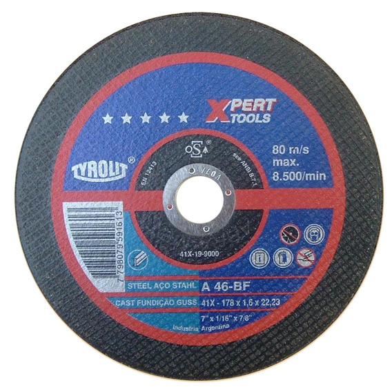 Disco Corte Tyrolit Xpert 7  178 X 1.6mm Caja 25 Unidades