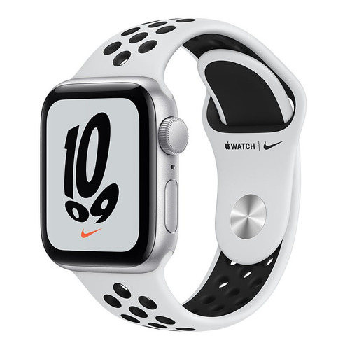 Apple Watch Nike SE (GPS, 40mm) - Correa deportiva Nike Gris/Negro