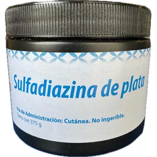 Sulfadiazina De Plata Micronizada, 375gr Crema