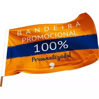 Bandeira Personalizada Empresa, Município, Fazenda 0,90x1,29