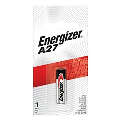 1 X Pila A27 ENERGIZER 12V Pila Alcalina Alarmas Controles Remotos Portones