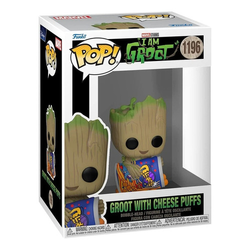Figura De Accion Goot Con Cheese Puffs 1196 De I Am Groot Funko Pop 